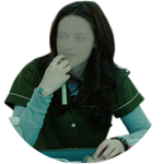 bella in cafeteria day 1