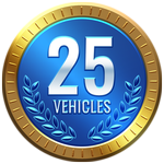 Own 25 Vehicles