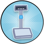 You stepped on the weight scale!