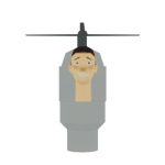 Toilet Helicopter