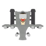 Toilet Armored Plane