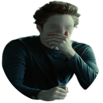 edward holding his nose in biology