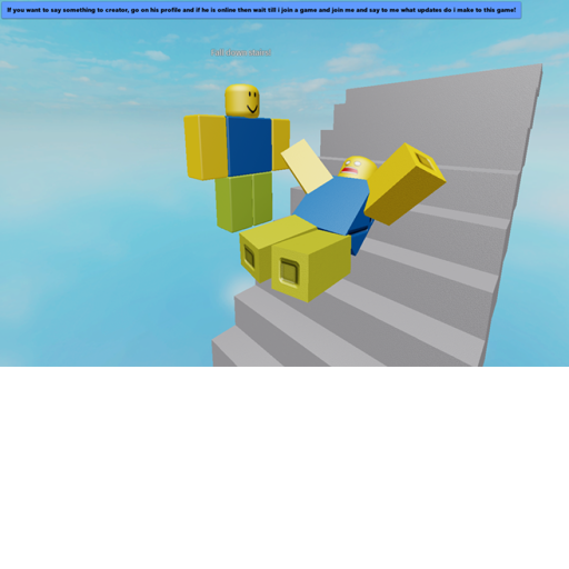 Fall down stairs! [FIXED!]