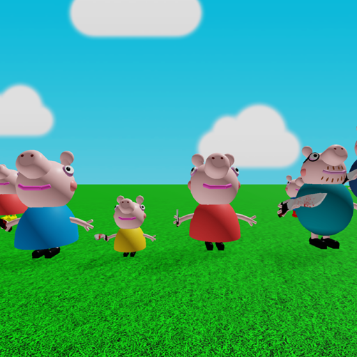 survival peppa pig killer family