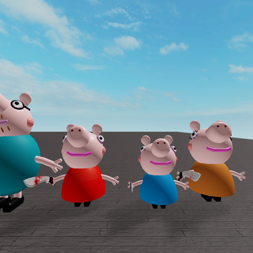 survival family peppa pig killer