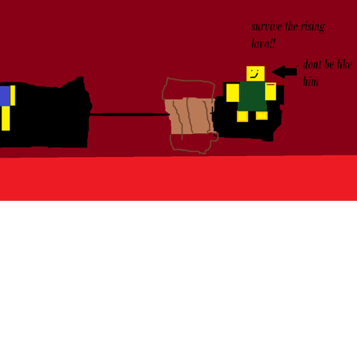 survive the rising lava