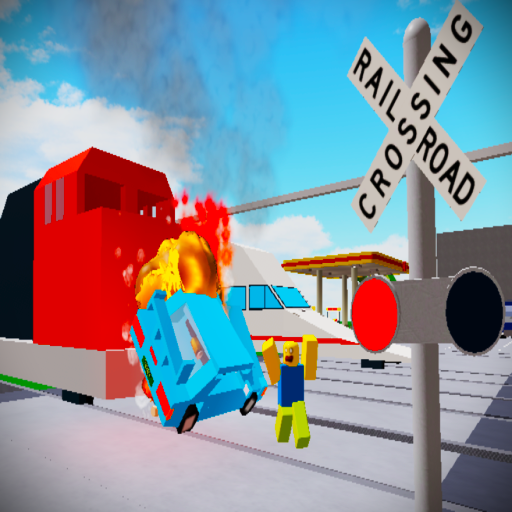 Crash cars into trains!