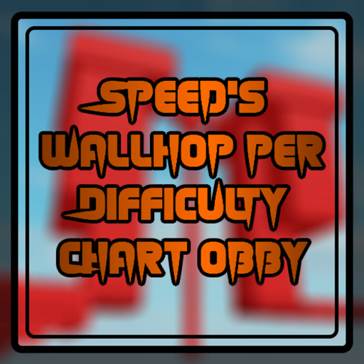 Speed's Wallhop Per Difficulty Chart Obby