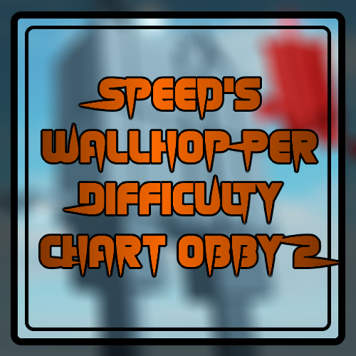 Speed's Wallhop Per Difficulty Chart Obby 2