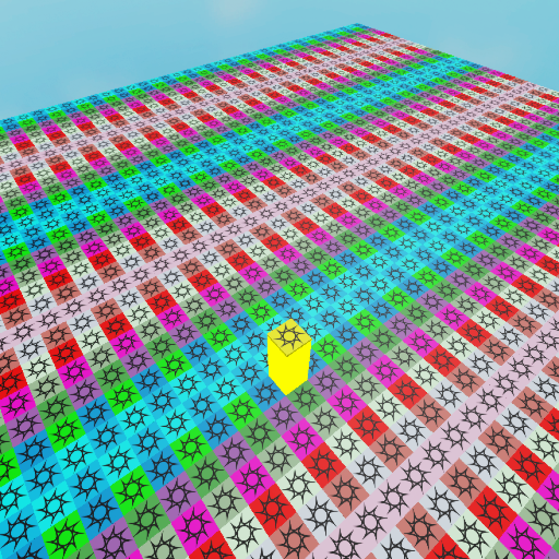 Spawn on the Gold Spawner and you Win!