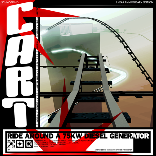 ❄️ cart ride around a 75 KW Diesel Generator