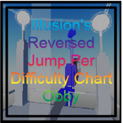 Illusion's Reversed Jump Per Difficulty Chart Obby