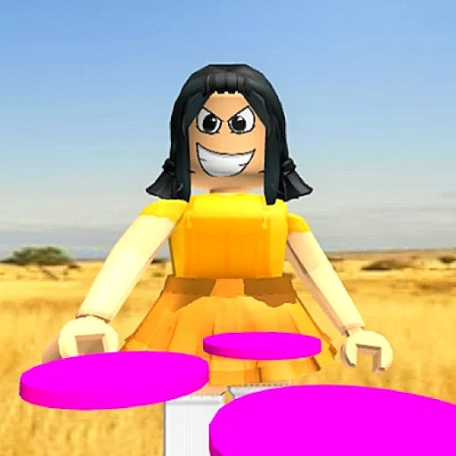 SQUID GAME Red Light, Green Light Parkour Obby