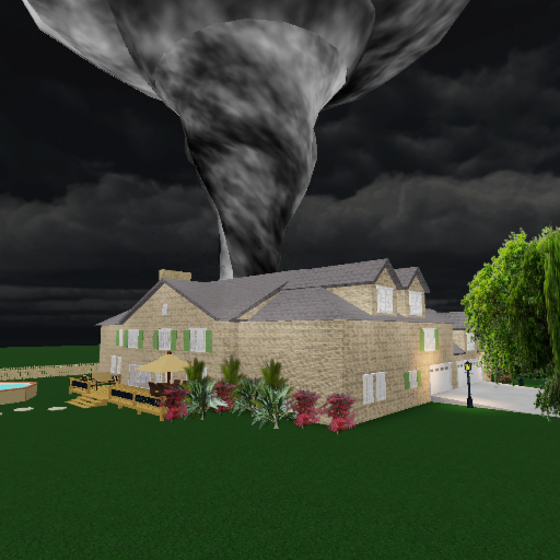 Survive Tornado in a Mansion