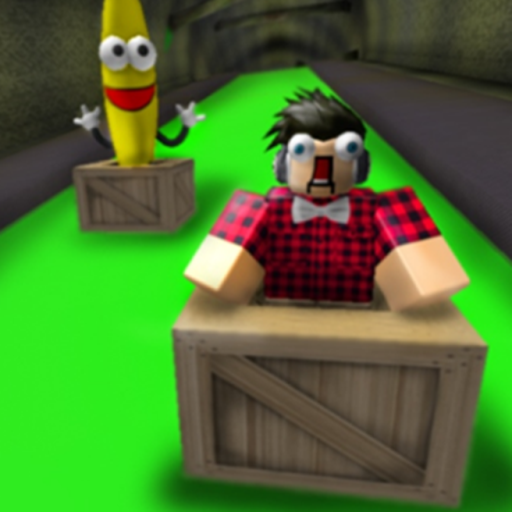 Ride a crate into the sewers