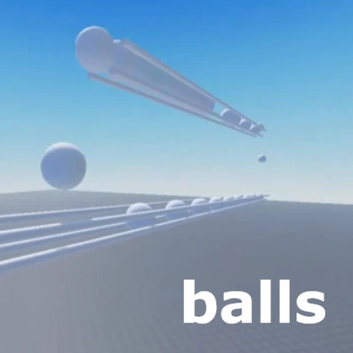 Watch balls infinitely roll through a track