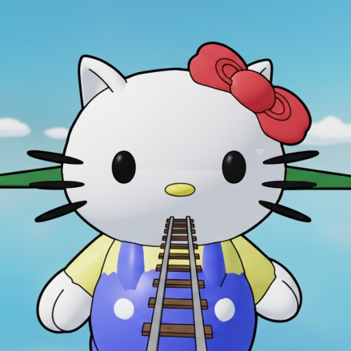 Cart Ride into Hello Kitty