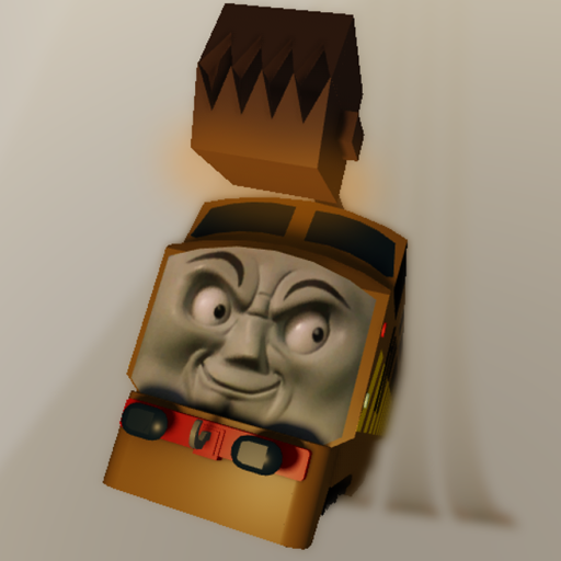 Drive Thomas and Friends into a pool of lava