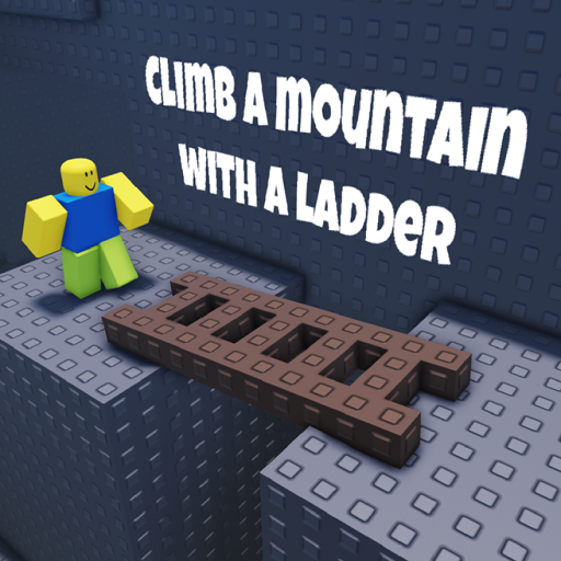 🏔️ climb a mountain with a ladder