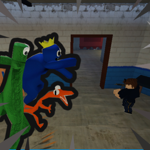 Rainbow Friends But Guns (Mod)