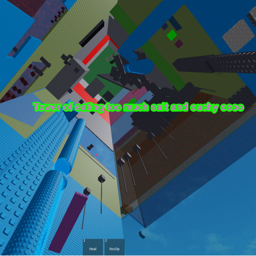 Tower of eating too much salt and ouchy oooo