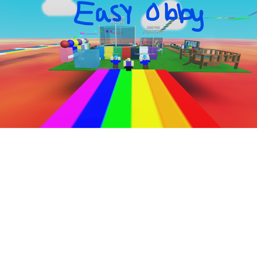 Easy Rainbow Obby 🌈🌈