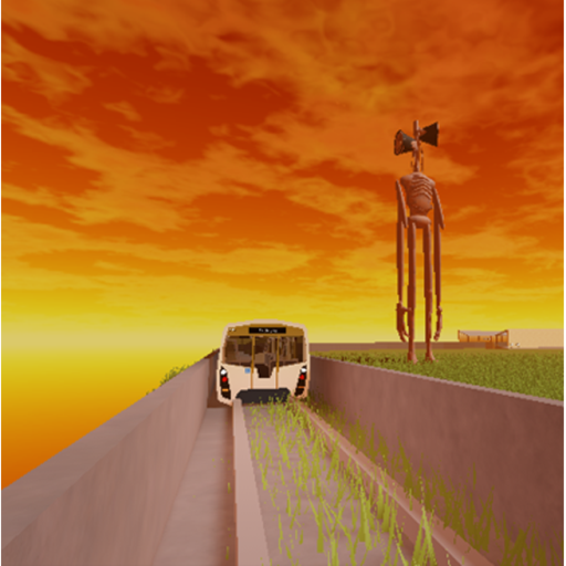 Siren Head [scp] and train