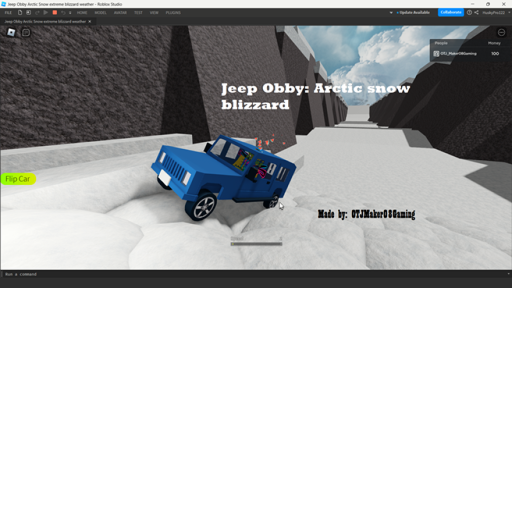 Jeep Obby Arctic Snow extreme blizzard weather