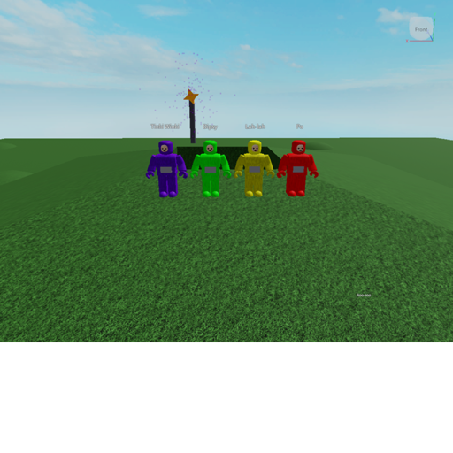 Have fun with the teletubby friends