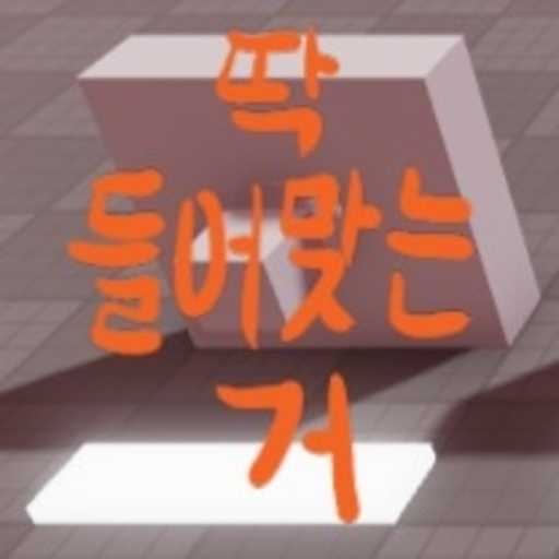 딱 들어맞는 거