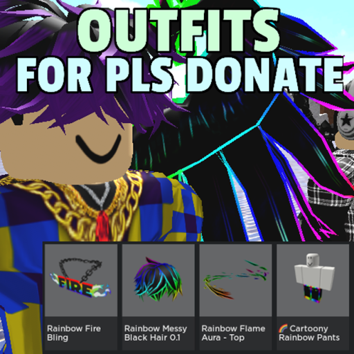 Outfits for 💸Pls Donate Avatars