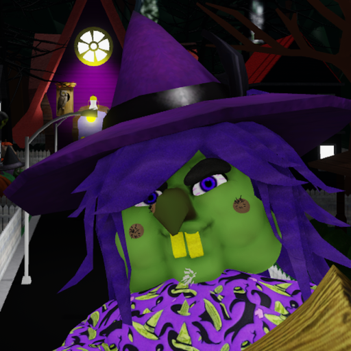 ESCAPE EVIL WITCH! (SCARY HALLOWEEN OBBY!)