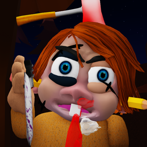 EVIL CHUCK ESCAPE! (SCARY HALLOWEEN OBBY!)