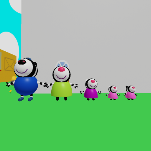 Have Fun With The Zebra Family 