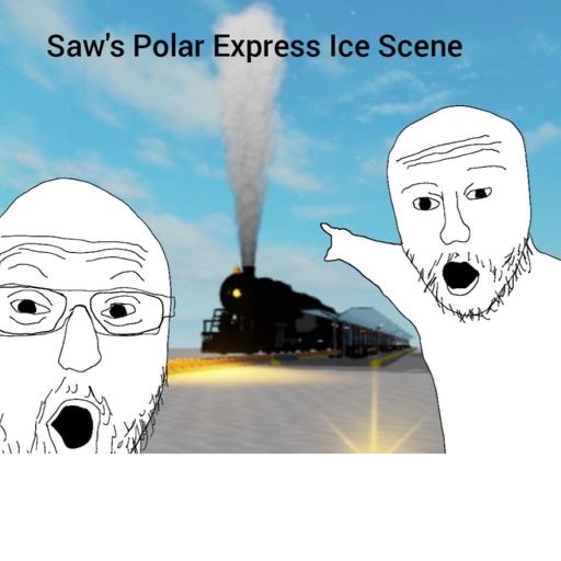 Saw's Polar Express Ice Scene