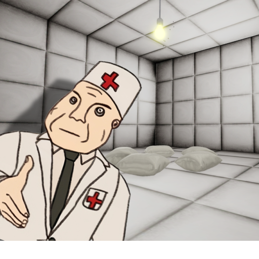 Mental Hospital Room { White }