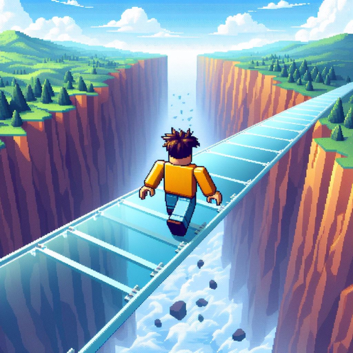Impossible Glass Bridge Obby!