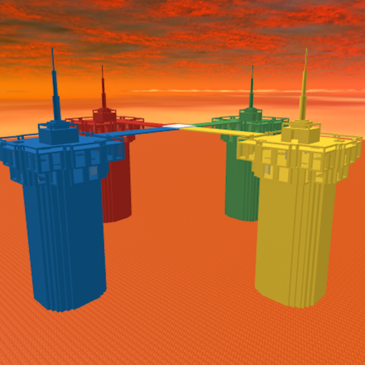 Tower battle in the lava