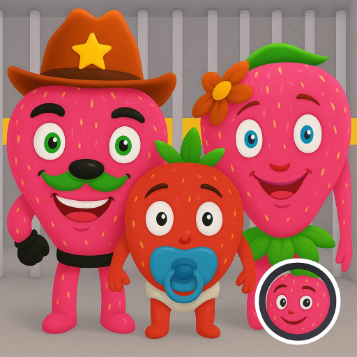 🍓STRAWBERRY POLICE FAMILY PRISON RUN ESCAPE! Obby