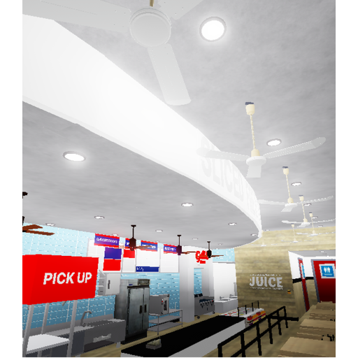 Shopping Center With Ceiling Fans