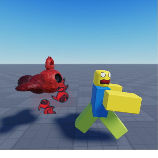 a bunch of demoned bats chasing you