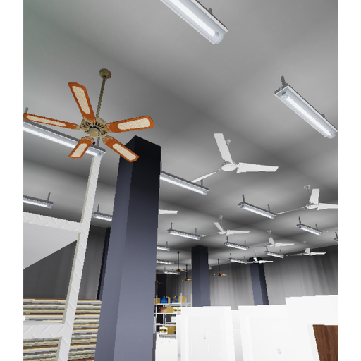 Building supply store with Ceiling Fans