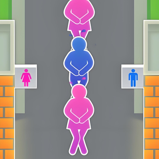 Toilet Line Simulator