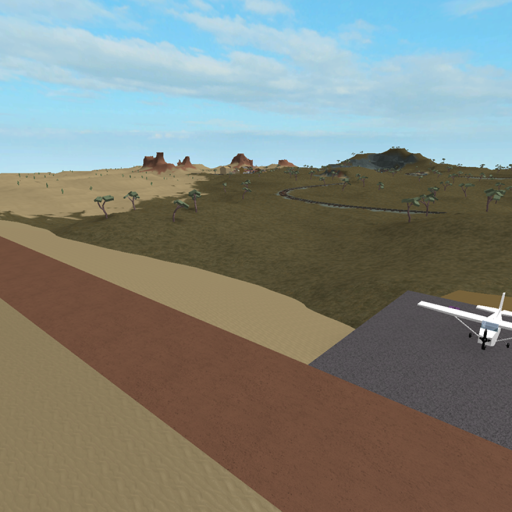 Western town with airport.