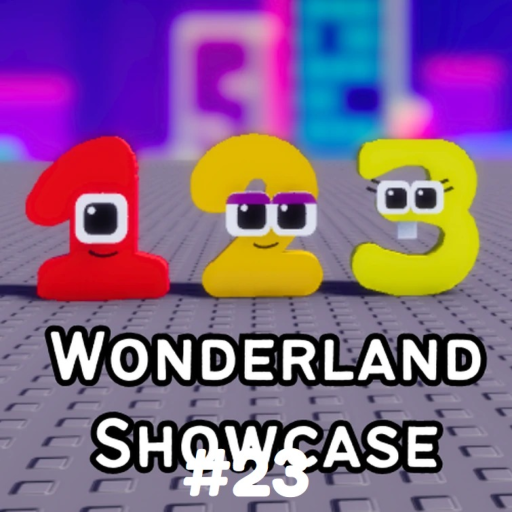 3D Wonderland Numbers Showcase