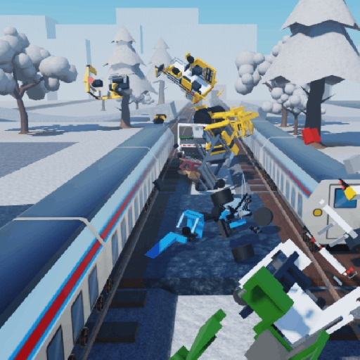 Trains vs cars epic winter