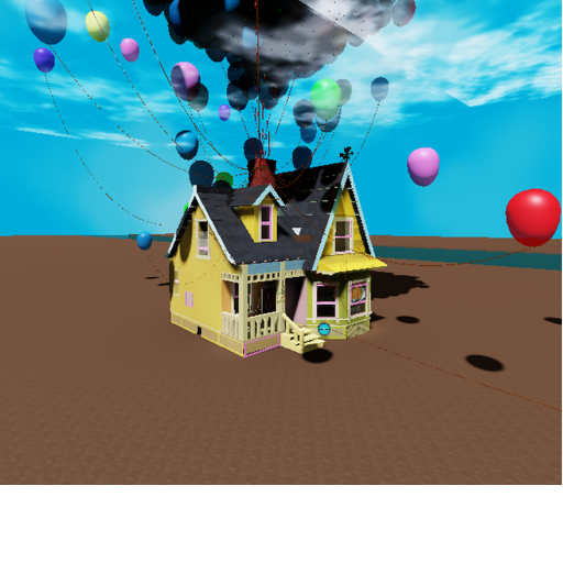 Up House Burned down on Desert HD