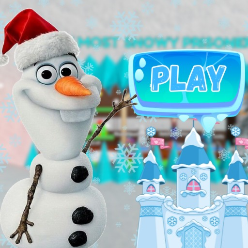 ⛄OLAF AND FROZEN FAMILY PRISON RUN! (OBBY)