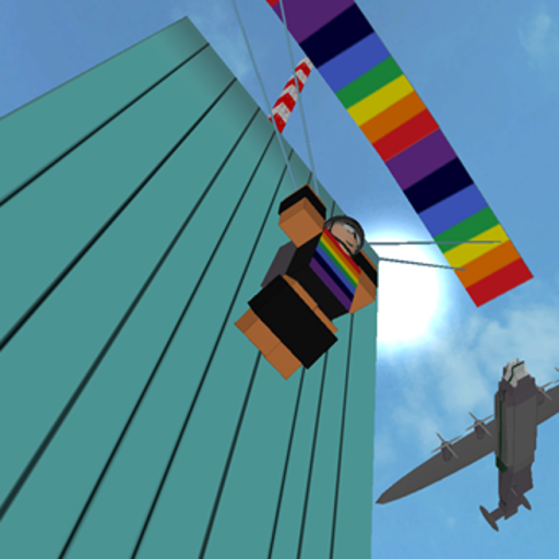 10000000피트 높이의 고층 빌딩에서 스카이다이빙(모든