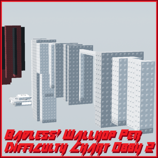 Badless' Wallhop Per Difficulty Chart Obby 2